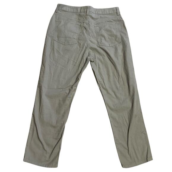 Patagonia Classic Straight Pants 5 Pocket Cropped River Rock Green Women's 10 - Picture 3 of 8